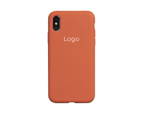 Чохол Silicone Case Full Size (AA) для iPhone X/Xs Колір 49.Papaya 2020000150701