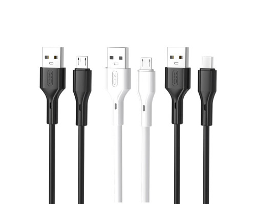 Кабель XO NB230 Rock Series Micro 2.4A М'ята упаковка Колір Бiлий 2020000354079