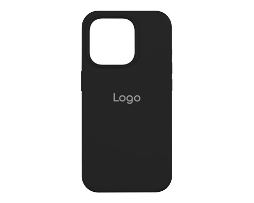 Чохол Silicone Case Full Size (AA) для iPhone 14 Pro Колір 18.Black 2020000309277