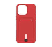 Чохол TPU Colorfull Pocket Card для iPhone 15 Pro Max Колір 14.Red 2020000358473