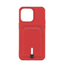 Чохол TPU Colorfull Pocket Card для iPhone 15 Pro Max Колір 14.Red 2020000358473