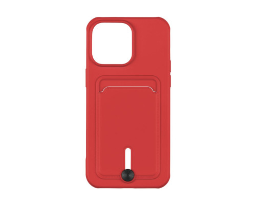 Чохол TPU Colorfull Pocket Card для iPhone 15 Pro Max Колір 14.Red 2020000358473