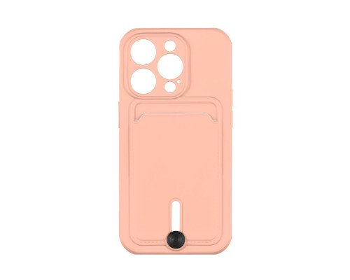 Чохол TPU Colorfull Pocket Card для iPhone 14 Pro Колір 19.Pink sand 2020000358770