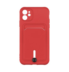 Чохол TPU Colorfull Pocket Card для iPhone 12 Колір 14.Red 2020000359302