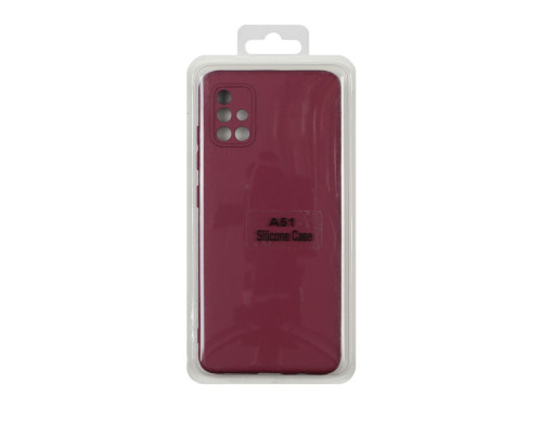 Чохол Silicone Cover Full Camera (A) для Samsung Galaxy A51 Колір 19.Pink Sand