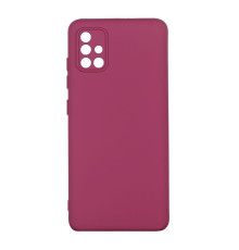 Чохол Silicone Cover Full Camera (A) для Samsung Galaxy A51 Колір 19.Pink Sand