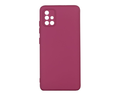 Чохол Silicone Cover Full Camera (A) для Samsung Galaxy A51 Колір 19.Pink Sand