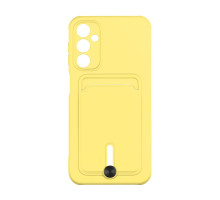 Чохол TPU Colorfull Pocket Card для Samsung Galaxy A24 4G Колір 04.Yellow 2020000358220