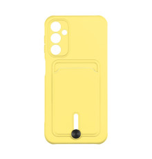 Чохол TPU Colorfull Pocket Card для Samsung Galaxy A24 4G Колір 04.Yellow 2020000358220