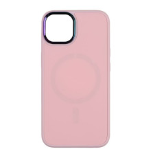 Чохол AG-Glass Chrome Camera with Magsafe для iPhone 14 Колір Pink 2020000341659