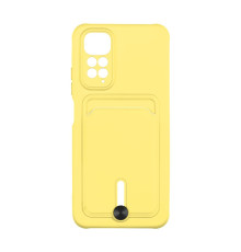 Чохол TPU Colorfull Pocket Card для Xiaomi Redmi Note 11 (Global) / Note 11S 4G Колір 04.Yellow 2020000357506