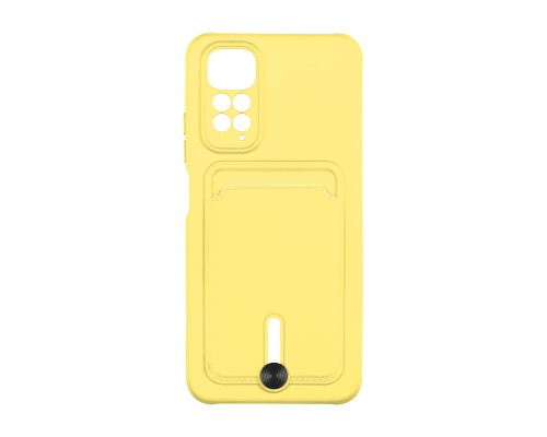 Чохол TPU Colorfull Pocket Card для Xiaomi Redmi Note 11 (Global) / Note 11S 4G Колір 04.Yellow 2020000357506