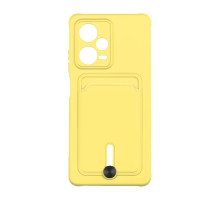 Чохол TPU Colorfull Pocket Card для Xiaomi Redmi Note 12 Pro+ 5G Колір 04.Yellow 2020000357261