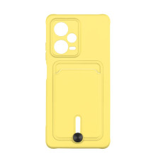 Чохол TPU Colorfull Pocket Card для Xiaomi Redmi Note 12 Pro+ 5G Колір 04.Yellow 2020000357261