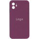 Чохол Silicone Case Full Size with Frame для iPhone 12 Колір 75.Berry Purple 2020000428626