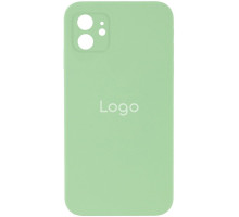 Чохол Silicone Case Full Size with Frame для iPhone 12 Колір 01.Mint 2020000244998