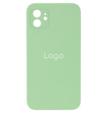 Чохол Silicone Case Full Size with Frame для iPhone 12 Колір 01.Mint 2020000244998