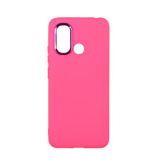 Чохол Silicone Cover Metal frame (AA) для Xiaomi Redmi 12C Колір 38.Shiny pink 2020000365198