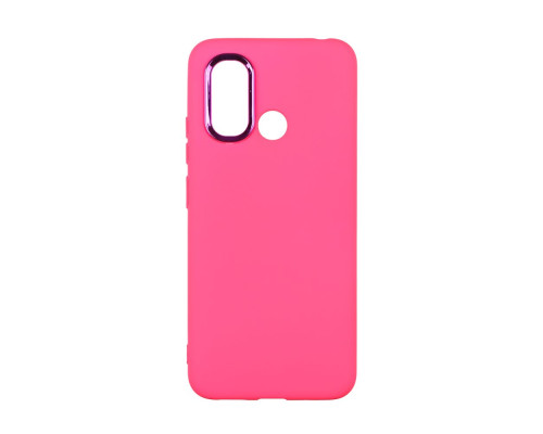 Чохол Silicone Cover Metal frame (AA) для Xiaomi Redmi 12C Колір 38.Shiny pink 2020000365198