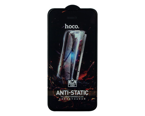 ПОШТУЧНО Захисне скло Hoco G10 HD Anti-static for Apple Iphone 14 Pro Колір Чорний 2020000321958