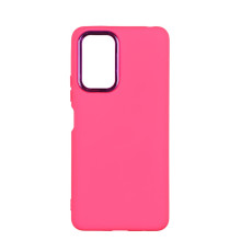 Чохол Silicone Cover Metal frame (AA) для Xiaomi Redmi Note 10 Pro / 10 Pro Max 4G Колір 38.Shiny pink 2020000364719