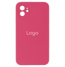 Чохол Silicone Case Full Size with Frame для iPhone 12 Колір 38.Shiny pink 2020000244820