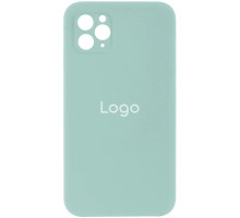 Чохол Silicone Case Full Size with Frame для iPhone 11 Pro Колір 64, Light cyan 2020000243229