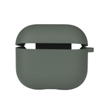 Чохол Silicone Case with microfibra для Airpods 3 Колір 55.Pine green 2020000367611