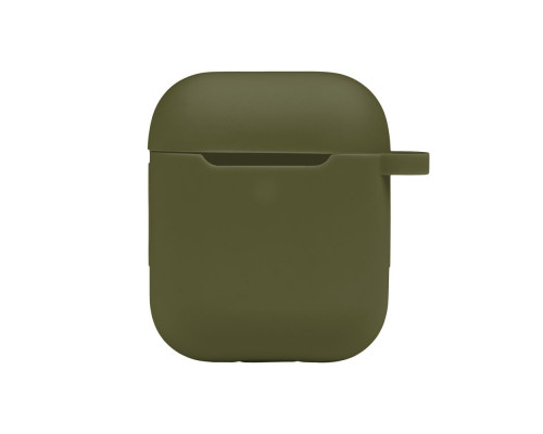 Чохол Silicone Case with hook для Airpods 1/2 Колір 45.Army green 2020000368960