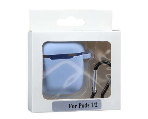 Чохол Silicone Case with hook для Airpods Pro Колір 20.Navy blue 2020000428510