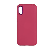 Чохол Silicone Cover Metal frame (AA) для Xiaomi Redmi 9A Колір 42.Maroon 2020000365068