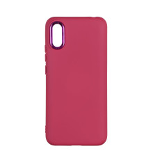 Чохол Silicone Cover Metal frame (AA) для Xiaomi Redmi 9A Колір 42.Maroon 2020000365068