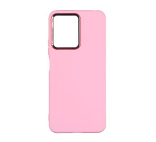 Чохол Silicone Cover Metal frame (AA) для Xiaomi Redmi Note 12 Pro+ 5G Колір 06.Light pink 2020000364269