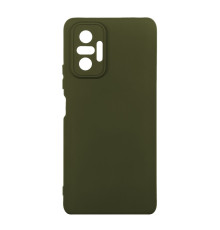 Чохол Silicone Cover Full Camera (A) для Xiaomi Redmi Note 10 Pro / 10 Pro Max Колір 71.Dark Green 2020000351443