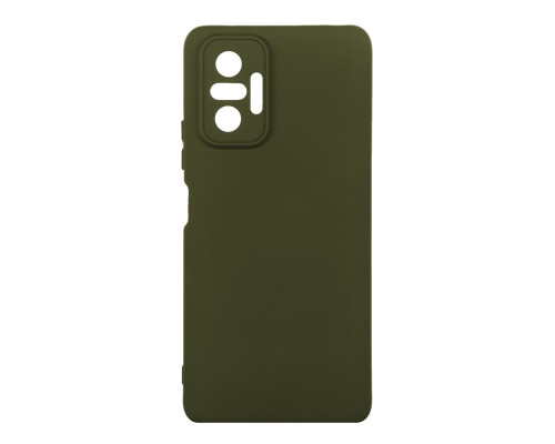 Чохол Silicone Cover Full Camera (A) для Xiaomi Redmi Note 10 Pro / 10 Pro Max Колір 71.Dark Green 2020000351443