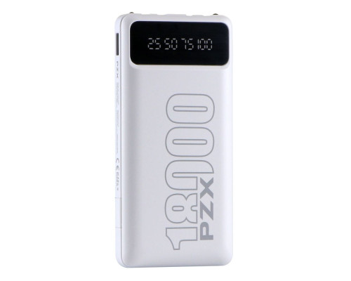 Універсальна Мобільна Батарея Power Bank Kingleen PZX C163 18000 mAh Колір Білий 6957013600199