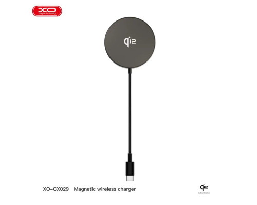 Бездротовий Зарядний Пристрій XO CX029 QI2 Magnetic Wireless 15W Колір Чорний 6920680857760