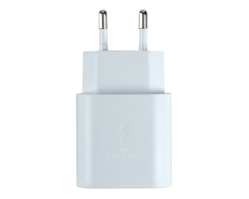 Мережевий Зарядний Пристрій Samsung 1USB-C PD/QC 25W+Type-C to Type-C 1:1 Колір Чорний 2020000385783