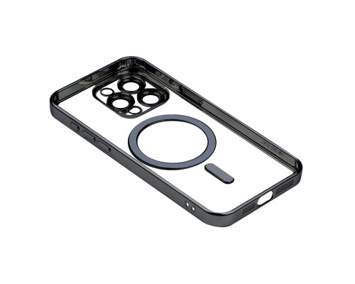 Чохол TPU Metallic Chrome Full Camera with Magsafe для Iphone 13 Pro Колір Titan 2020000384199