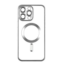 Чохол TPU Metallic Chrome Full Camera with Magsafe для Iphone 12 Колір Chrome Silver 2020000384519