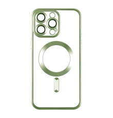 Чохол TPU Metallic Chrome Full Camera with Magsafe для iPhone 14 Колір Chrome Green 2020000384021