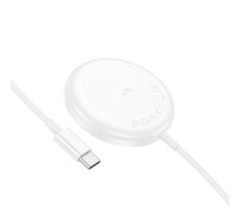 Бездротовий Зарядний Пристрій Hoco CW50 Fast 3-in-1 magnetic 15W (for iWatch) Колір Бiлий 6942007605632