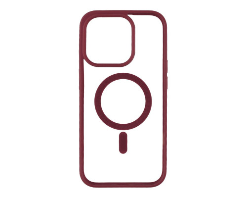 Чохол NEW TPU Color with Magsafe для iPhone 15 Pro Max Колір 13, Wine Red 2020000390954