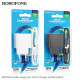 Мережевий Зарядний Пристрій Borofone BAS12A 1USB QC3.0 18W+USB to Micro Колір Чорний 6941991104756 ma35129_3345019