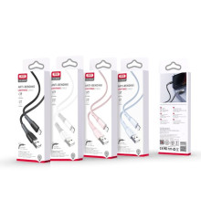 Кабель USB XO NB225 Silicone two-color Lightning М'ята упаковка Колір Блакитний 2020000465355 ma35124_3345001