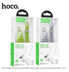 Кабель USB Hoco GH7 Type-C to Type-C 60W 1.8m Колір Синiй 6942007631044 ma35340_3345829