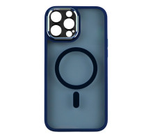 Чохол TPU+PC+Metal Calais with MagSafe для iPhone 15 Колір Dark Blue 2020000405719