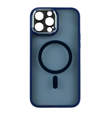 Чохол TPU+PC+Metal Calais with MagSafe для iPhone 15 Колір Dark Blue 2020000405719