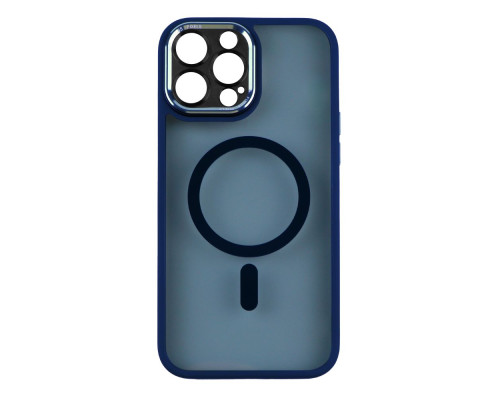 Чохол TPU+PC+Metal Calais with MagSafe для iPhone 15 Колір Dark Blue 2020000405719