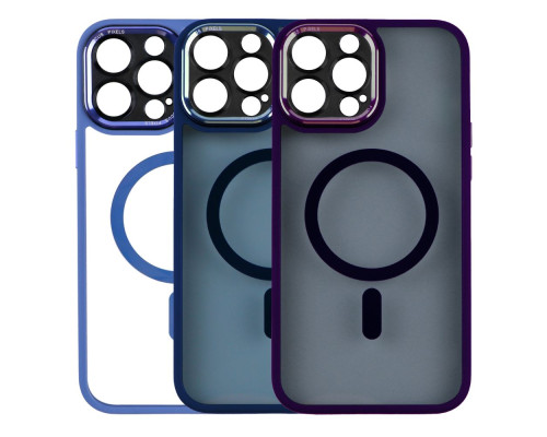 Чохол TPU+PC+Metal Calais with MagSafe для iPhone 15 Колір Dark Blue 2020000405719